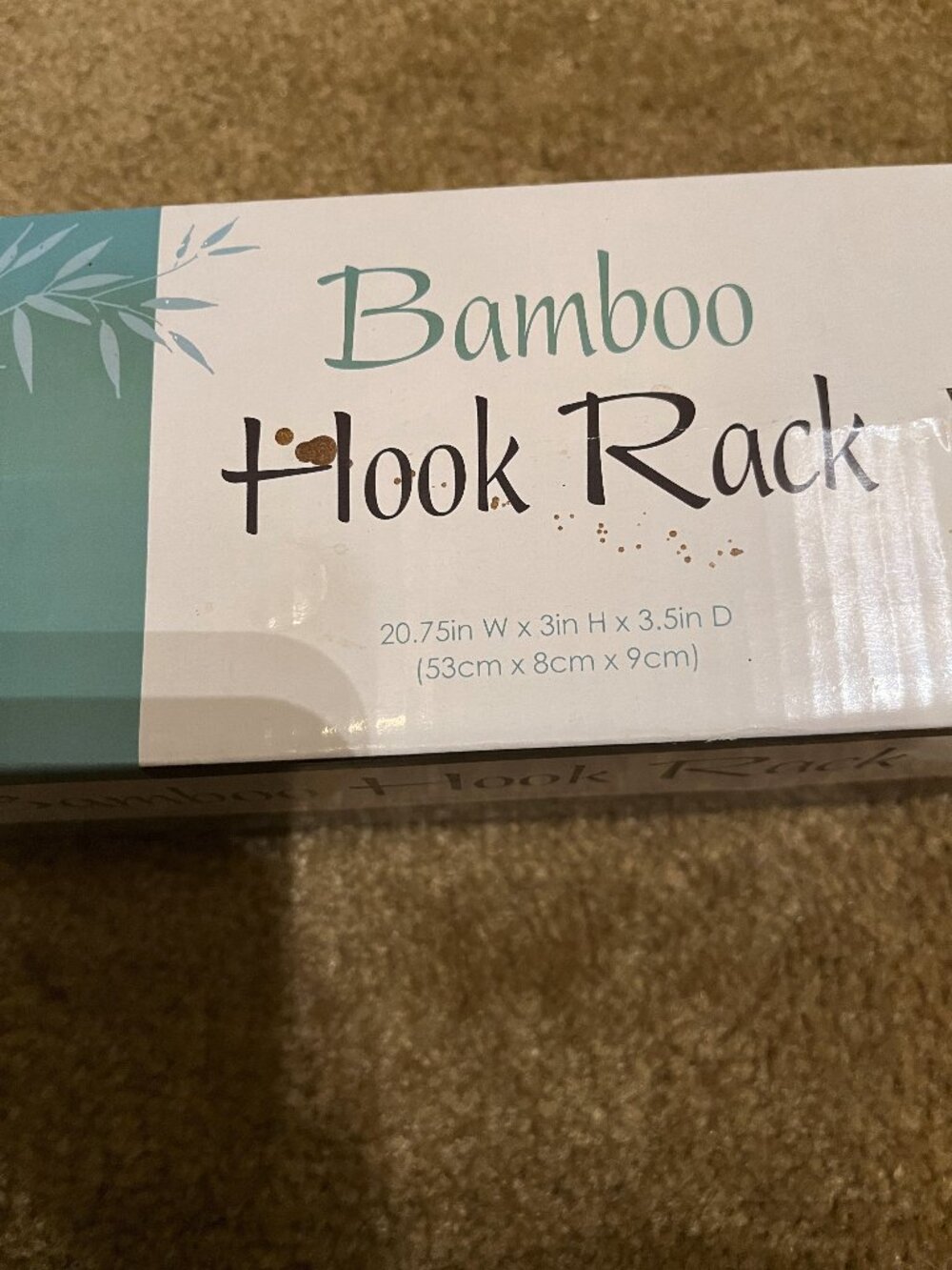 Bamboo Hook Rack, NIB - Picture 2 of 6